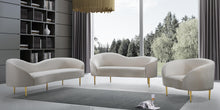 Load image into Gallery viewer, Ritz Cream Velvet Chair
