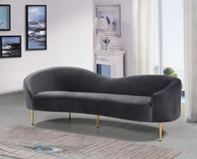Load image into Gallery viewer, Ritz Grey Velvet Sofa
