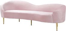 Load image into Gallery viewer, Ritz Pink Velvet Sofa image
