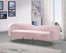 Load image into Gallery viewer, Ritz Pink Velvet Sofa
