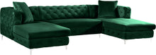 Load image into Gallery viewer, Gail Green Velvet 3pc. Sectional image

