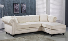 Load image into Gallery viewer, Sabrina Cream Velvet 2pc. Reversible Sectional
