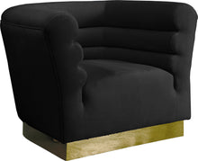 Load image into Gallery viewer, Bellini Black Velvet Chair image
