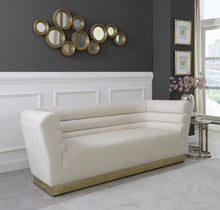 Load image into Gallery viewer, Bellini Cream Velvet Sofa
