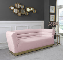 Load image into Gallery viewer, Bellini Pink Velvet Sofa
