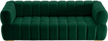 Load image into Gallery viewer, Gwen Green Velvet Sofa
