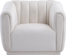 Load image into Gallery viewer, Dixie Cream Velvet Chair
