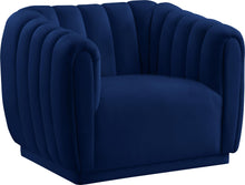 Load image into Gallery viewer, Dixie Navy Velvet Chair image
