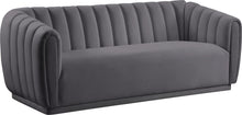 Load image into Gallery viewer, Dixie Grey Velvet Sofa image
