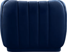 Load image into Gallery viewer, Dixie Navy Velvet Chair
