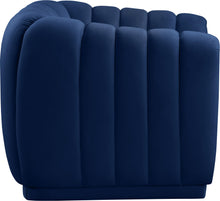 Load image into Gallery viewer, Dixie Navy Velvet Chair
