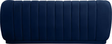Load image into Gallery viewer, Dixie Navy Velvet Sofa
