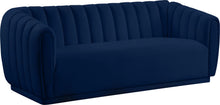 Load image into Gallery viewer, Dixie Navy Velvet Sofa image
