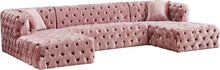 Load image into Gallery viewer, Coco Pink Velvet 3pc. Sectional (3 Boxes) image
