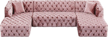 Load image into Gallery viewer, Coco Pink Velvet 3pc. Sectional (3 Boxes)
