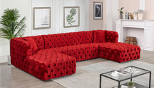 Load image into Gallery viewer, Coco Red Velvet 3pc. Sectional (3 Boxes)
