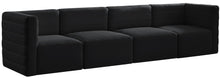 Load image into Gallery viewer, Quincy Black Velvet Modular Sofa image
