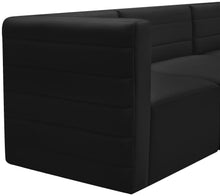 Load image into Gallery viewer, Quincy Black Velvet Modular Sofa
