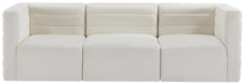 Load image into Gallery viewer, Quincy Cream Velvet Modular Sofa
