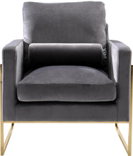 Load image into Gallery viewer, Mila Grey Velvet Chair
