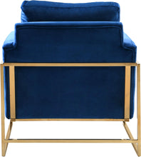 Load image into Gallery viewer, Mila Navy Velvet Chair
