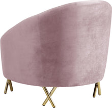 Load image into Gallery viewer, Serpentine Pink Velvet Chair

