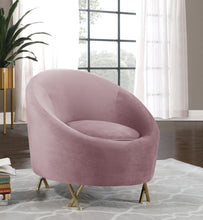 Load image into Gallery viewer, Serpentine Pink Velvet Chair
