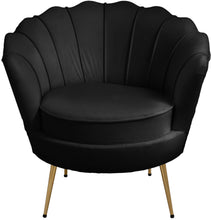Load image into Gallery viewer, Gardenia Black Velvet Chair
