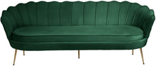 Load image into Gallery viewer, Gardenia Green Velvet Sofa
