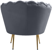 Load image into Gallery viewer, Gardenia Grey Velvet Chair
