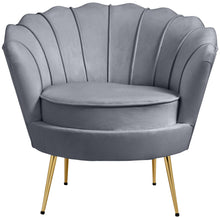 Load image into Gallery viewer, Gardenia Grey Velvet Chair
