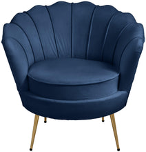 Load image into Gallery viewer, Gardenia Navy Velvet Chair
