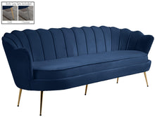 Load image into Gallery viewer, Gardenia Navy Velvet Sofa image
