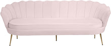 Load image into Gallery viewer, Gardenia Pink Velvet Sofa

