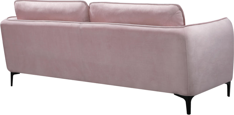 Poppy Pink Velvet Sofa