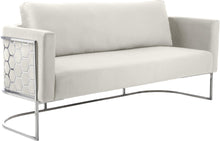 Load image into Gallery viewer, Casa Cream Velvet Sofa image
