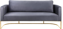 Load image into Gallery viewer, Casa Grey Velvet Sofa
