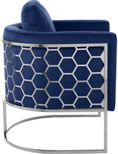 Load image into Gallery viewer, Casa Navy Velvet Chair
