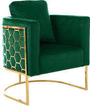 Load image into Gallery viewer, Casa Green Velvet Chair image

