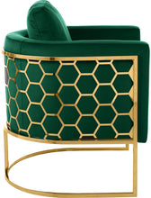 Load image into Gallery viewer, Casa Green Velvet Chair
