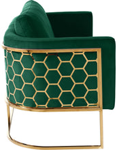 Load image into Gallery viewer, Casa Green Velvet Sofa
