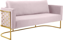 Load image into Gallery viewer, Casa Pink Velvet Sofa image
