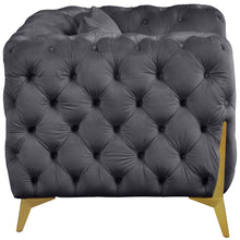 Load image into Gallery viewer, Kingdom Grey Velvet Chair
