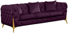 Load image into Gallery viewer, Kingdom Purple Velvet Sofa image
