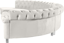 Load image into Gallery viewer, Anabella Cream Velvet 4pc. Sectional
