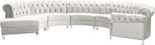 Load image into Gallery viewer, Anabella Cream Velvet 5pc. Sectional image
