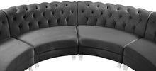 Load image into Gallery viewer, Anabella Grey Velvet 4pc. Sectional
