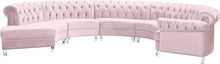 Load image into Gallery viewer, Anabella Pink Velvet 5pc. Sectional image
