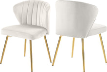 Load image into Gallery viewer, Finley Cream Velvet Dining Chair image
