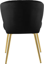 Load image into Gallery viewer, Finley Black Velvet Dining Chair
